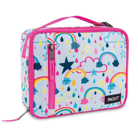 Контейнер для їжі Packit Classic Lunch Box рожевий/сірий Rainbow Sky