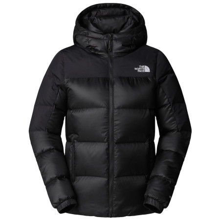 Жіноча пухова куртка The North Face W Diablo Down 2.0 Hooded Jacket чорний Tnf Black Heather/Tnf Blk