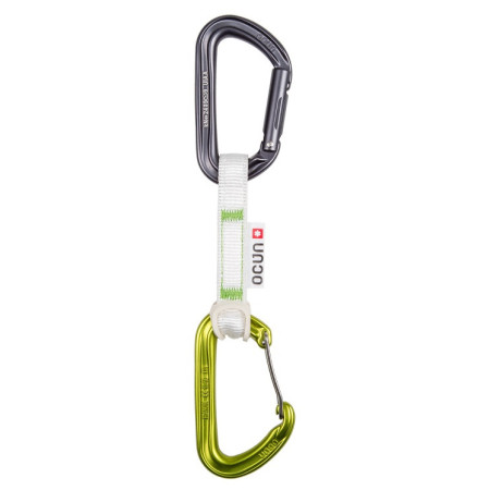 Набір відтяжок Ocún HAWK QD COMBI BIO-DYN-RING 15 mm 10 cm 6-pack світло-зелений