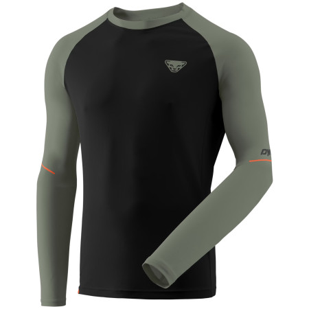 Чоловіча футболка Dynafit Alpine Pro M L/S Tee чорний/зелений 0913 - black out SAGE/5290