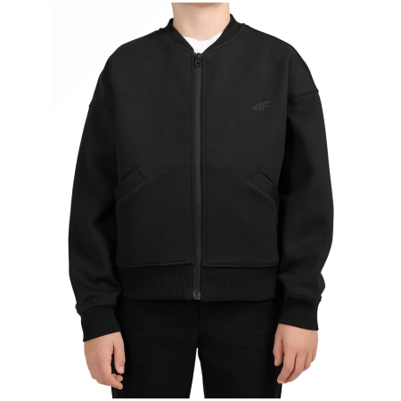 Дитяча толстовка 4F Sweatshirt M2684 Deep Black чорний Deep Black