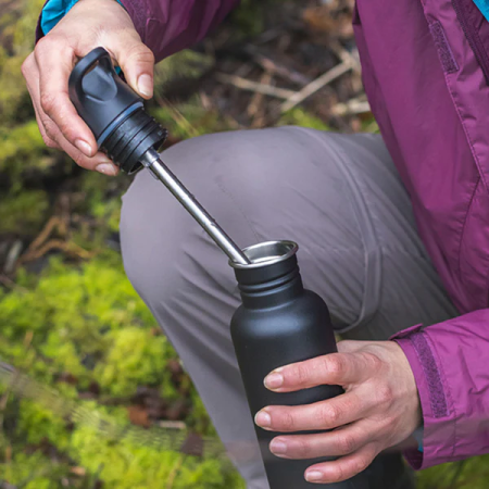 Пляшка з нержавіючої сталі Klean Kanteen Classic 27oz (w/Flip Seal Sport)