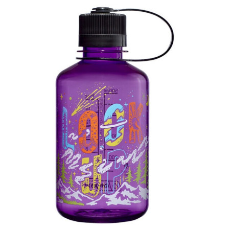 Пляшка Nalgene Narrow Mouth Wild Expressions 500 ml фіолетовий Purple 'Look Up'