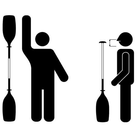 Весло Gumotex 505.2 Allround kanoe – двокомпонентні