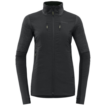 Жіноча функціональна толстовка Devold Tinden Hybrid Merino Jkt чорний