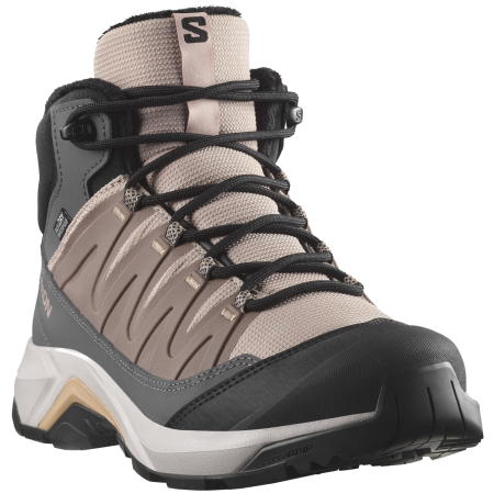 Жіночі туристичні черевики Salomon X-Adventure Coldrush Waterproof бежевий Etherea / Iron / Mahogany Rose