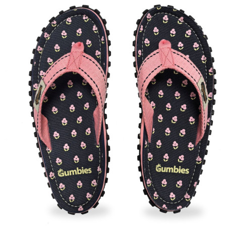 Жіночі шльопанці Gumbies Primrose чорний/рожевий Primrose