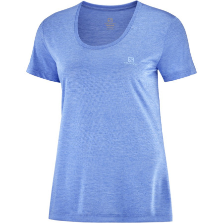 Жіноча футболка Salomon Agile Ss Tee W синій Marina