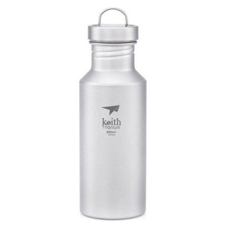 Láhev Keith Titanium Sport Bottle 550 ml šedá