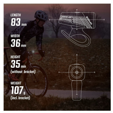 Переднє світло Sigma Buster 400