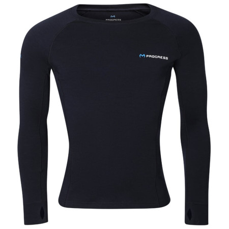 Чоловіча функціональна футболка Progress MT TDR 250 чорний/синій černo-modrá