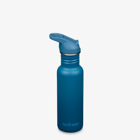 Пляшка з нержавіючої сталі Klean Kanteen Classic Narrow 18oz (w/Flip Seal Sport) синій Corsair