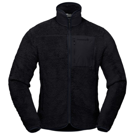 Чоловіча толстовка Norrona femund warm3 Jacket чорний Caviar Black