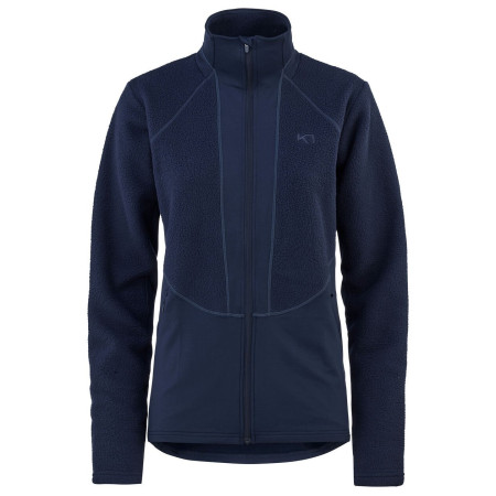 Жіноча толстовка Kari Traa Ragnhild F/Z Midlayer сірий/чорний