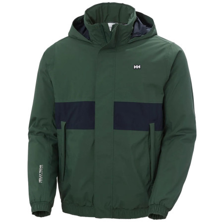 Чоловіча зимова куртка Helly Hansen Smoegen Insulated Rain Jacket зелений JUNGLE GREEN STRIPE