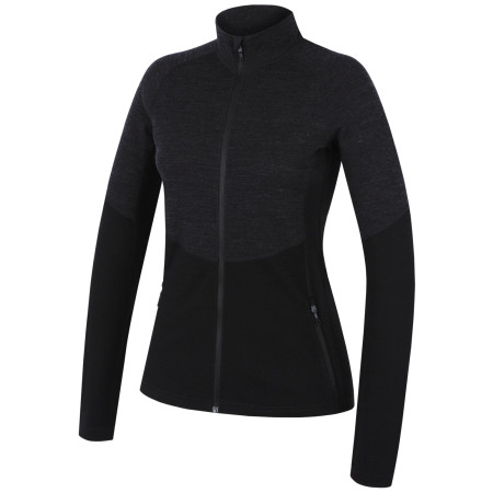 Жіноча толстовка MOOA Merino 3D 240 чорний black