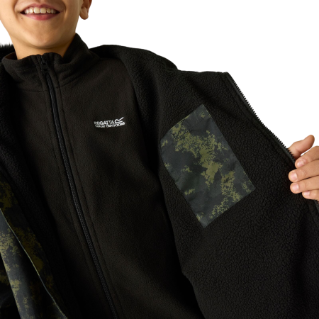 Дитяче водонепроникне пальто Regatta Junior Waterproof Changing Robe Pro Bark Green