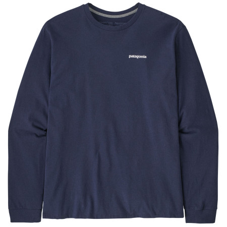 Чоловіча футболка Patagonia P-6 Logo Responsibili Tee LS темно-синій Classic Navy