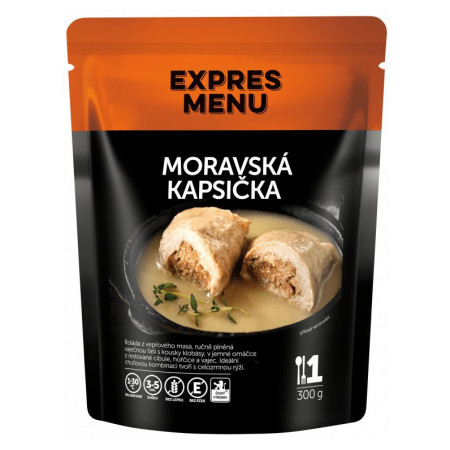 Готова їжа Expres menu Крученик зі свинини з ковбасою, сиром та яйцем 300 г