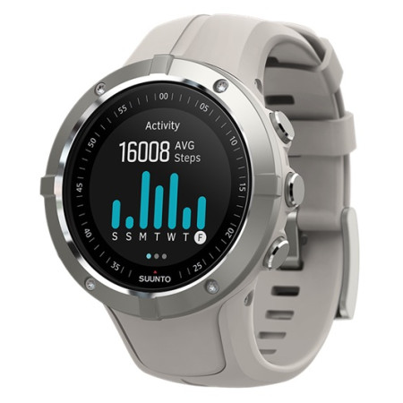 Годинник з виставки Suunto Trainer Wrist HR - Vystavené сірий Sandstone