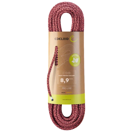 Мотузка Edelrid Swift Protect Eco Dry 8,9mm рожевий 729 night-fire