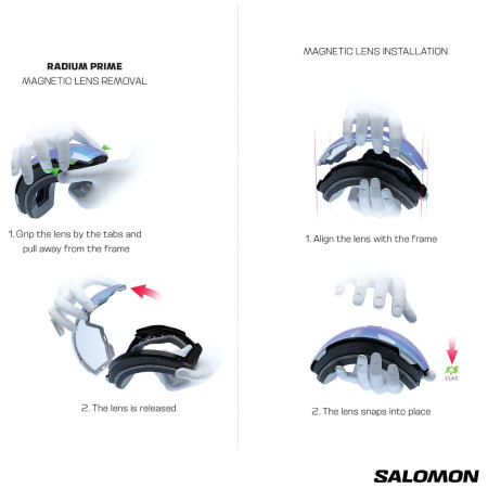 Лижна маска Salomon Radium Prime Sigma +1Lens