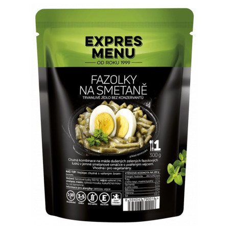 Готова їжа Expres menu Стручки квасолі з вершками 300 г