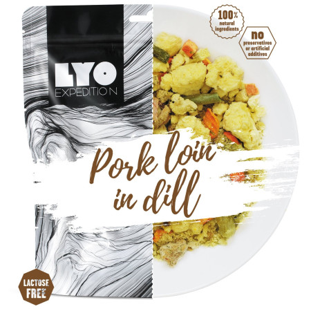 Дегідрована  їжа Lyo food Свинина з кроповим соусом та картоплею