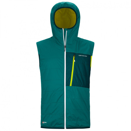 Чоловіча жилетка Ortovox Swisswool Piz Duan Vest M зелений