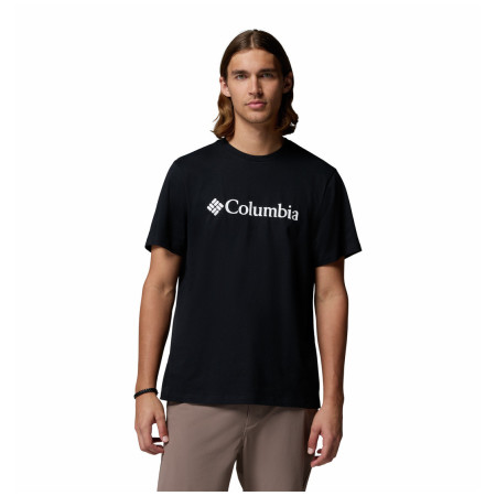 Чоловіча футболка Columbia CSC Basic Logo™ Tee чорний Black, Gem Columbia