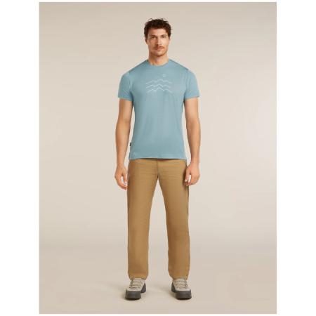 Чоловіча функціональна футболка Icebreaker Merino Blend 125 Cool-Lite™ Sphere SS Tee Across the Peaks