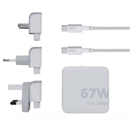 Зарядний пристрій Xtorm 67W GaN-Ultra Travel Charger + USB-C PD Cable