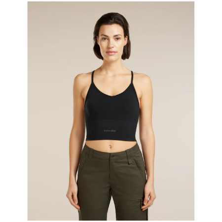 Спортивний бюстгальтер Icebreaker Merino Blend 260 Seamless Rib Strappy Tank