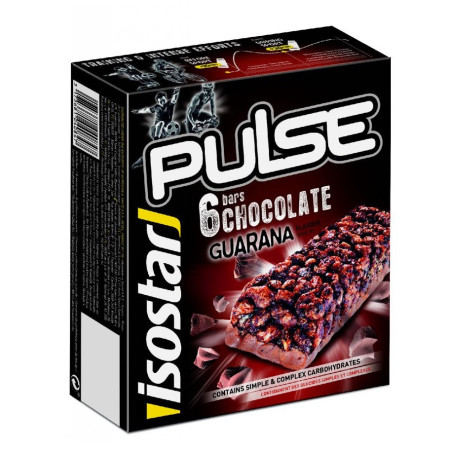 Енергетичні батончики Isostar Pulse bar Quarana 6x23g