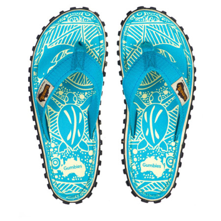 Dámské žabky Gumbies Islander Turquoise Pattern turquoise turquoise