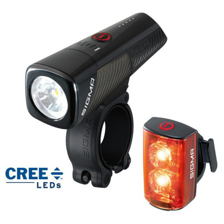 Переднє / заднє світло Sigma Buster 800 + Buster RL 80