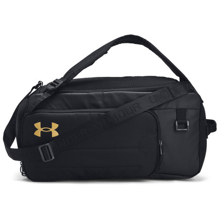 Дорожня сумка Under Armour Contain Duo SM BP Duffle чорний Black/Metallic Gold