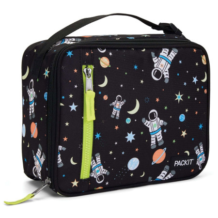 Контейнер для їжі Packit Classic Lunch Box чорний/білий Spaceman