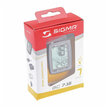 Велокомп'ютер Sigma BC 7.16 drátový