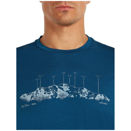 Чоловіча футболка Icebreaker Men Merino 150 Tech Lite SS Tee The Peaks