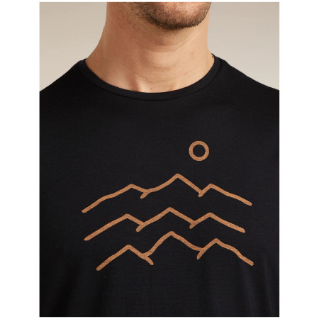 Чоловіча функціональна футболка Icebreaker Merino Blend 125 Cool-Lite™ Sphere SS Tee Across the Peaks