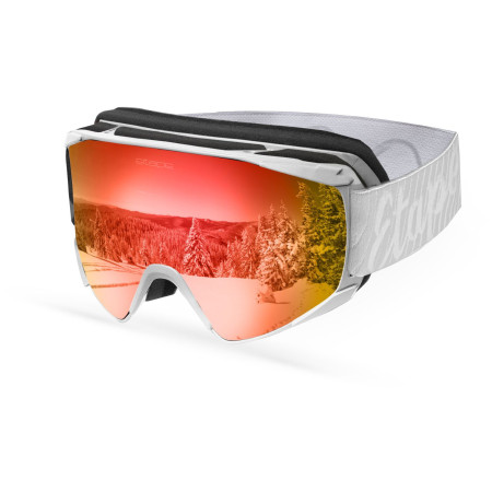 Лижна маска Etape Arosa білий bílá mat/revo