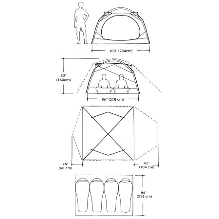 Туристичний намет Marmot Limestone 4P