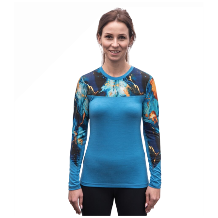 Жіноча футболка Sensor Merino Impress, dl.rukáv