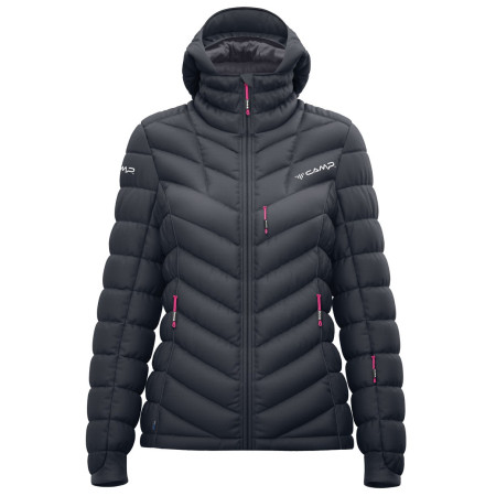 Жіноча пухова куртка Camp Nivix Jacket W чорний Black / Asphalt grey
