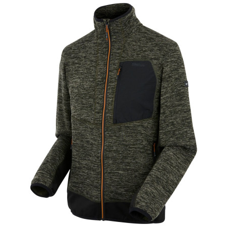 Чоловіча толстовка Regatta Baslinn зелений OlivNtMl/Blk