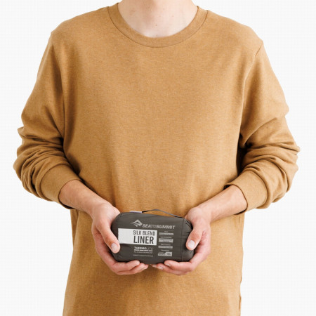 Вкладиш для спального мішка Sea to Summit Silk Blend Sleeping Bag Liner - Rectangular w/ Pillow Sleeve