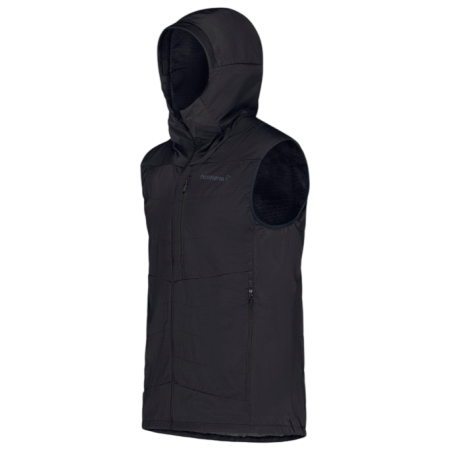 Чоловіча жилетка Norrona Lyngen thermo100 active Vest чорний Caviar Black