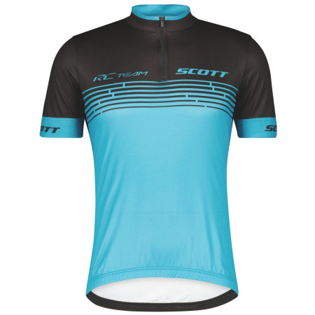 Чоловіча велофутболка Scott M's RC Team 20 SS блакитний nile blue/black