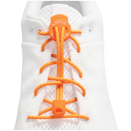 Шнурки для взуття Lock Laces Original помаранчевий Orange